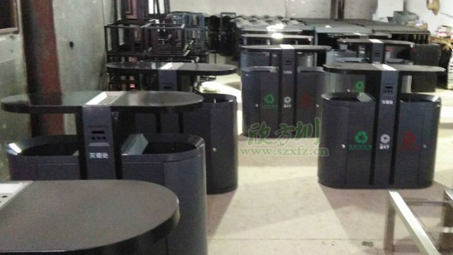 海南物業(yè)金屬烤漆分類(lèi)垃圾桶保障戶(hù)外環(huán)境清潔