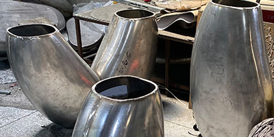 園林景觀不銹鋼組合花盆工廠生產圖